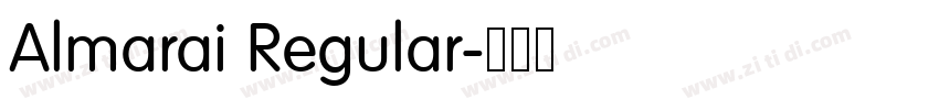 Almarai Regular字体转换 Almarai Regular字体转换